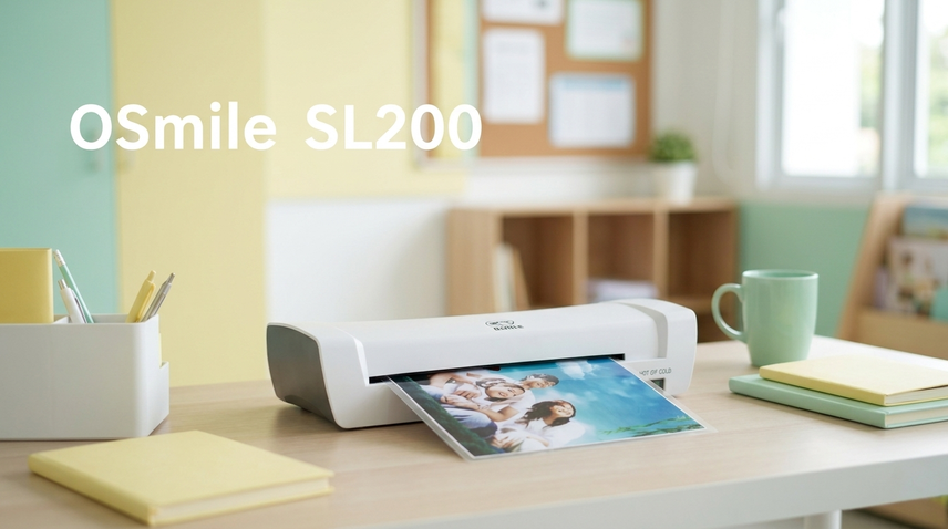 เครื่องเคลือบบัตรยี่ห้อ OSMILE
รุ่น SL200 A4