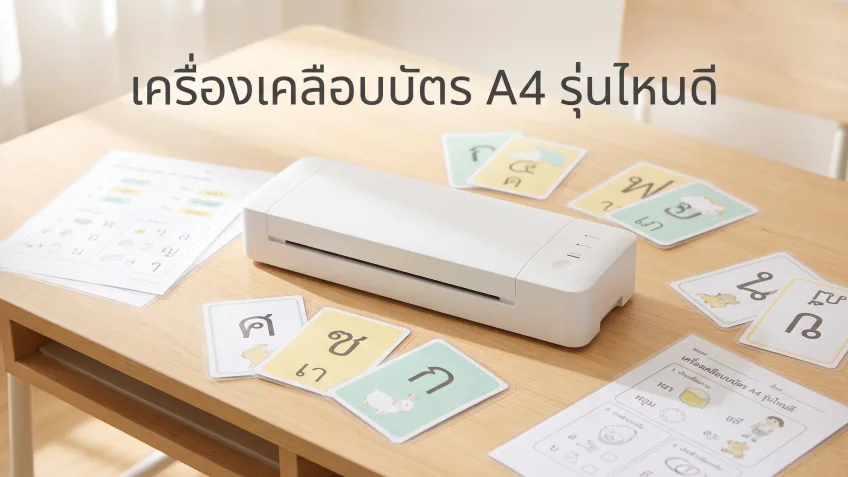 เครื่องเคลือบบัตร A4 เลือกยังไง ให้เพื่อนครูตัดสินใจง่าย